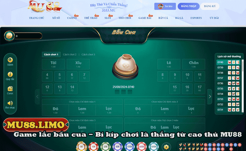 Game lắc bầu cua